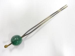 アンティーク　ガラス玉簪